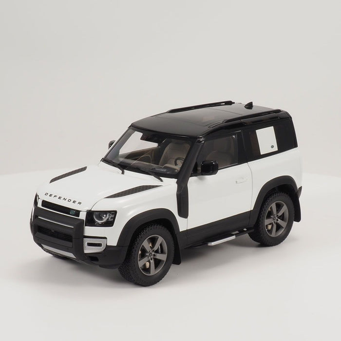 Land Rover Defender 90 1:18 Scale Model - Fuji White