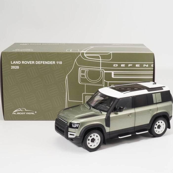 Land Rover Defender 110 1:18 Scale Model - Pangea Green