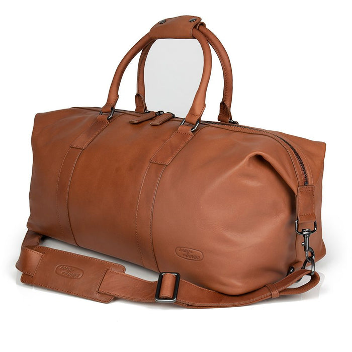 Land Rover Leather Weekender Bag - Brown