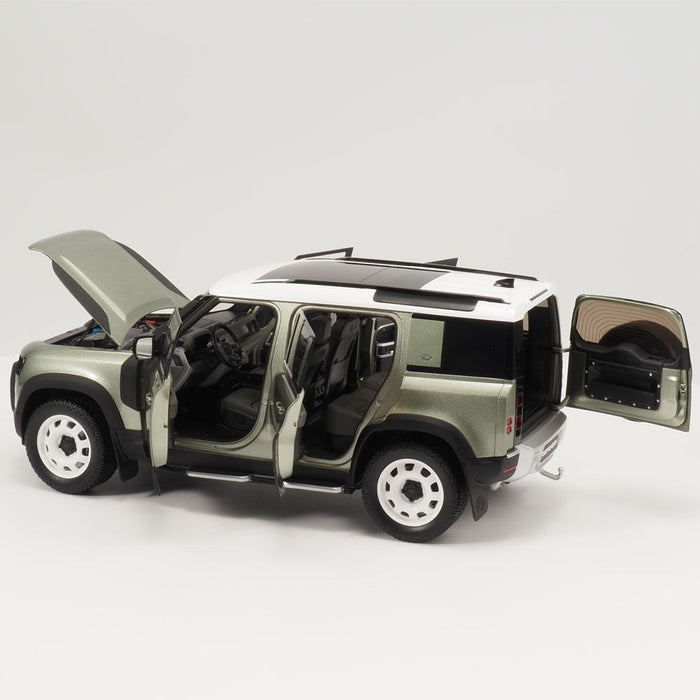 Land Rover Defender 110 1:18 Scale Model - Pangea Green