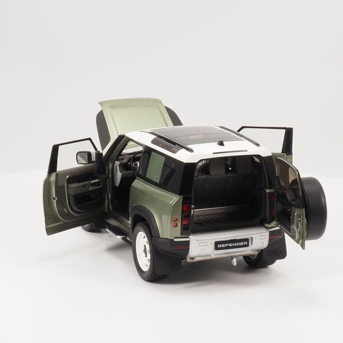 Land Rover Defender 90 1:18 Scale Model - Pangea Green