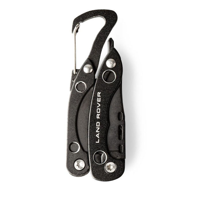 Land Rover Above And Beyond Pocket Multi-Tool - Stainless Steel with Black Aluminium Cover