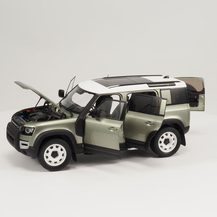 Land Rover Defender 110 1:18 Scale Model - Pangea Green