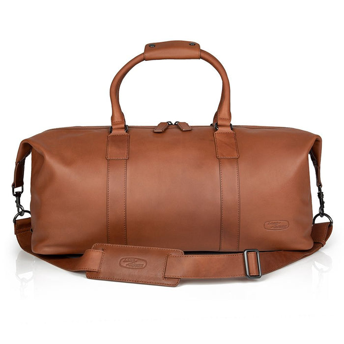 Land Rover Leather Weekender Bag - Brown