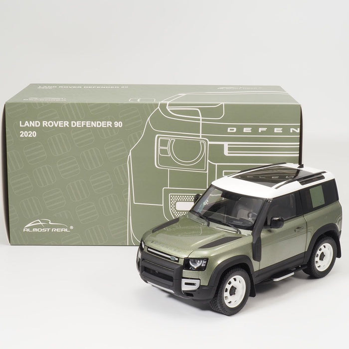 Land Rover Defender 90 1:18 Scale Model - Pangea Green