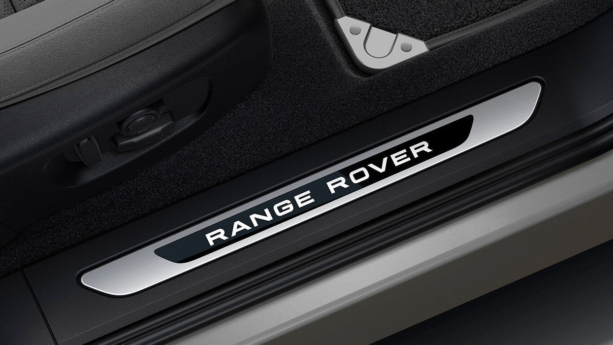 Range Rover Evoque Sill Treadplates - Illuminated, Front, RHD